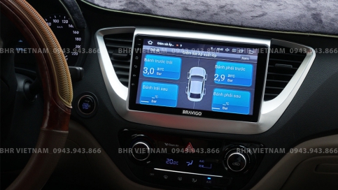 Màn hình DVD Android xe Hyundai Accent 2017 - 2020 | Bravigo Air 2